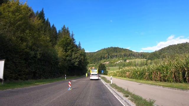Hauenstein Pass, Switzerland 4K ?? Driving from Olten to Liestal смотреть онлайн