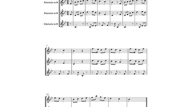 Ein Männlein steht im Walde Clarinet Trio смотреть онлайн