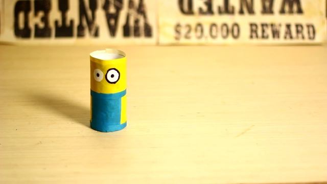 Как сделать миньона: поделки из туалетной бумаги смотреть онлайн