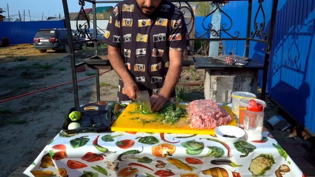 Люля кебаб длиной 1 метр рецепты приготовление шашлык питание овощной шашлык смотреть онлайн