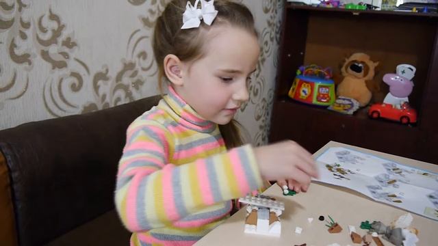 Конструктор-Лего "Frozen" ХОЛОДНОЕ СЕРДЦЕ" Качели для Olaf и Kristoff смотреть онлайн