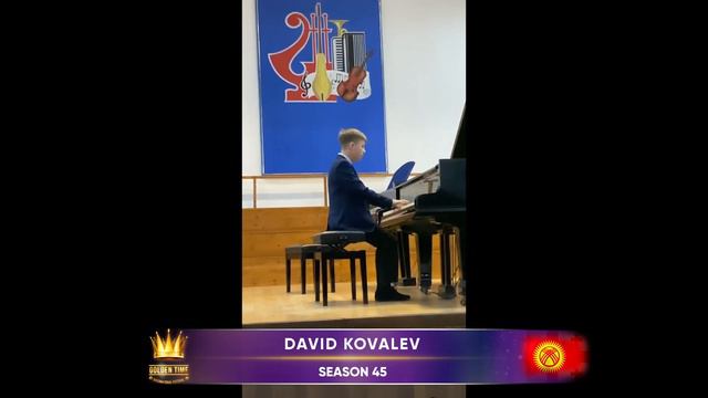 GOLDEN TIME TALENT | 45 Season | David Kovalev | Piano смотреть онлайн