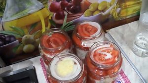 Помидоры на зиму в желатине