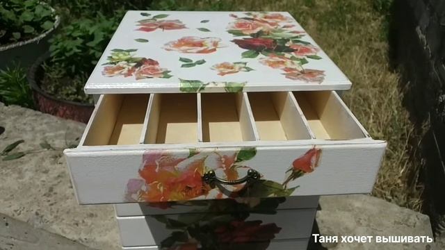 Хранение ниток/Мой новый комод для мулине/Вышивка крестом ? смотреть онлайн