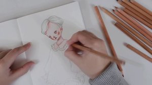 ОТТЕНОК КОЖИ цветными карандашами
