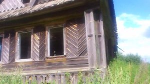 Заброшенная деревня в Костромской области.