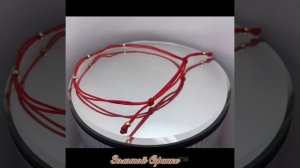 Золотой браслет "красная нить" 4214273101