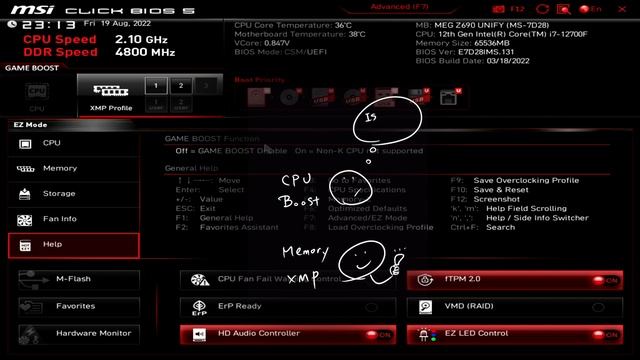 MSI BIOS Walkthrough - BIOS EZ Mode смотреть онлайн