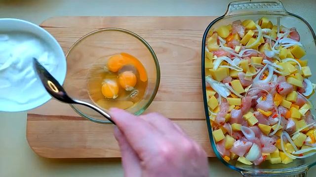 Запеченный картофель с курицей в духовке смотреть онлайн