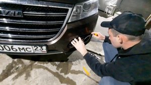 Haval H6 установка Led ламп в туманки и ближний.
