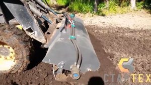 НАВЕСНОЙ КУЛЬТИВАТОР НА МИНИ ПОГРУЗЧИК