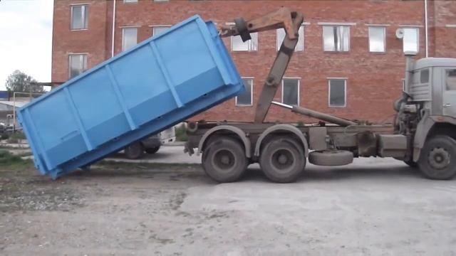 Вывоз строительного мусора контейнером смотреть онлайн