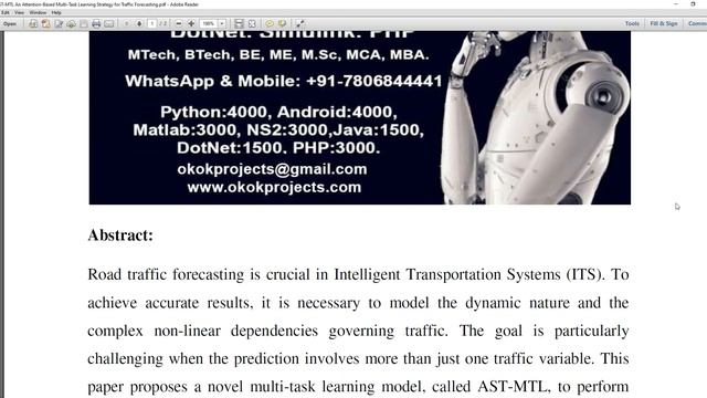 AST MTL An Attention Based Multi Task Learning Strategy for Traffic Forecasting