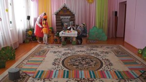 Сказка "Теремок" на чувашском языке с неговорящими детьми - аутистами.