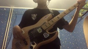 Кино - В наших  глазах (бас кавер)