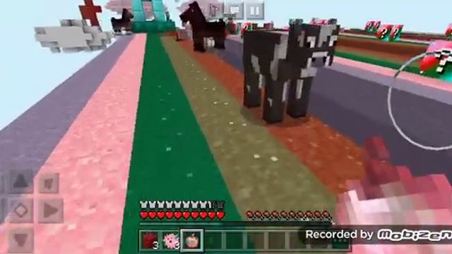 Радужные Лаки-блоки Minecraft смотреть онлайн