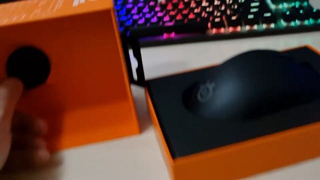 Мышь STEELSERIES Prime Wireless распаковка смотреть онлайн