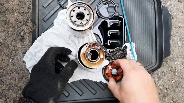 сравнение масляных фильтров VIC и SAKURA смотреть онлайн