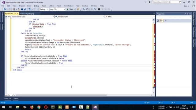 Visual Basic .Net | Arduino RFID RC522 with VB Net Interface using MySQL Database | Coding смотреть онлайн