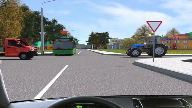 Проезд перекрёстка неравнозначных дорог ПДД смотреть онлайн