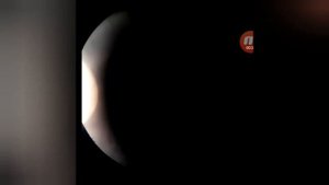 солнце в телескоп. Так наша звезда выглядит в дешёвый телескоп.