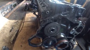 DAF 105 ставим шестерни грм
