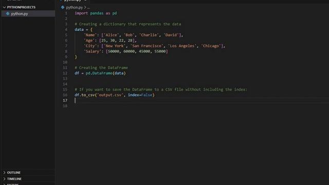 Python Dataframe to CSV - Generate CSV File - Python Tutorial