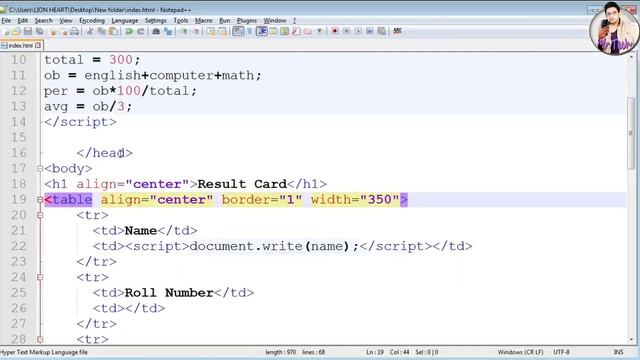 How to Create Result Card in JavaScript | Mark sheet | result card design | result sheet | Mr Tech