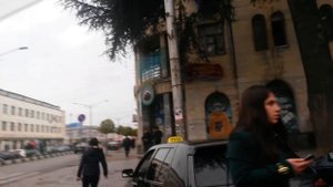 Центр города Зугдиди в Самегрело, Грузия, 19.12.2014