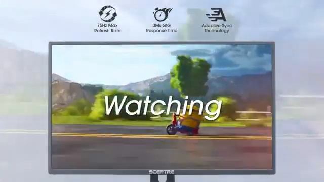 Amazon com Sceptre 24 Professional Thin 75Hz 1080p LED Monitor 2x HDMI VGA Build (pro producting смотреть онлайн