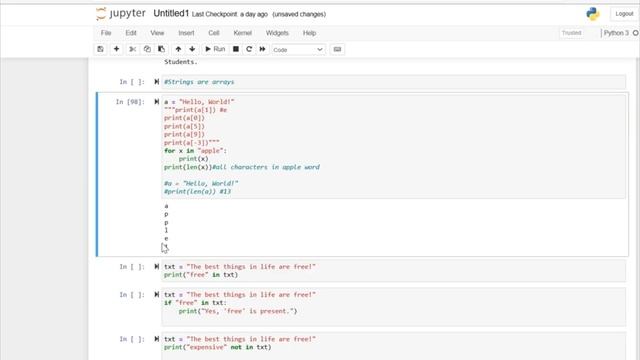 Strings in Python -1
