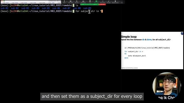 For Loop | Linux Workshop for Neuroimaging & Bioinformatics | part 4 смотреть онлайн