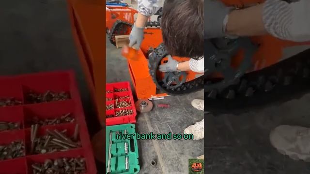 Buy petrol cutting width 800mm electric traction travel motor remote brush cutter on Alibaba