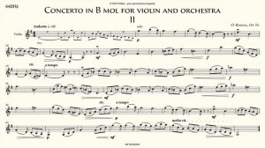 Oskar Rieding: Violin Concerto in B minor op. 35, 2nd movement piano accompaniment