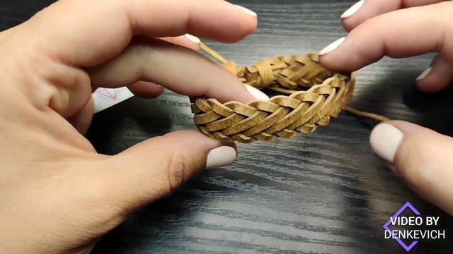 Браслет кожаный "Плетеный" смотреть онлайн