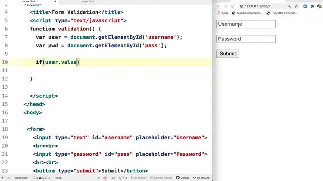 #JavaScriptTutorials   #Form #Validation Part 1