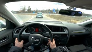 2008 Audi A4 Avant B8 8K 2.0 TDI 143 Hp POV Test Drive