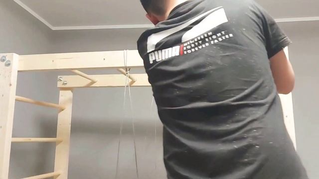 Сделали спортивный детский уголок своими руками. смотреть онлайн