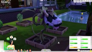 Let's play Sims 4 / Давай играть в Sims 4 (Симс 4) #31 / Жвачное растение Проглотис Людоедия / Stac