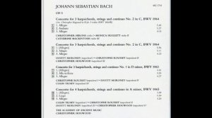 J.S.BACH - Concertos for Harpsichord, Concertos for Violin & Double Concertos (Christopher Hogwood)