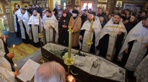 Отпевание прот Владимира Моносилова часть 1