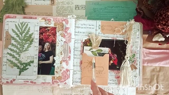 Обзор альбома Наша история. #скрапбукинг #обзор_альбома #скрап_в_ночи