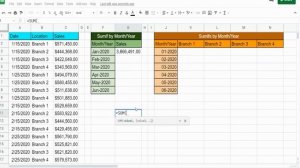 Google Sheets Sumif Date Range by Month and Year