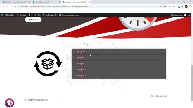 Wordpress & Elementor Ücretsiz Site Yapımı смотреть онлайн