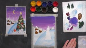 НОВОГОДНЯЯ СКАЗКА Рисуем Новый год Новогодние рисовашки