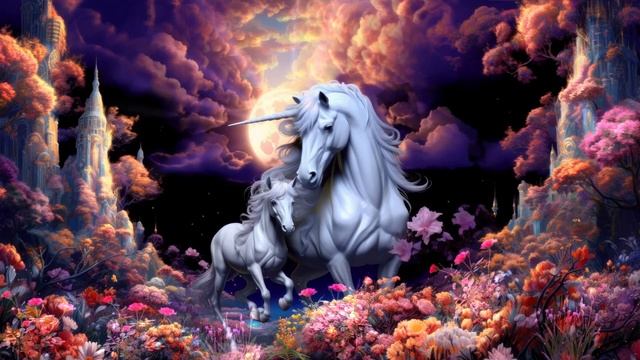 Казковий єдиноріг. Музика для швидкого засинання малюка. смотреть онлайн