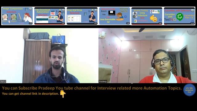 Automation Testing (Java and Selenium) Mock Interview for 2 Years Experience | Pradeep Nailwal