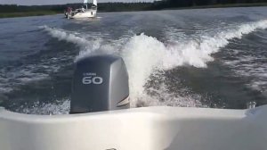 yamaha 60 hp 4 stroke - test run