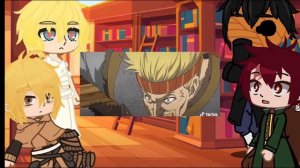 different anime character react to each other#1/4||Gacha Life||~Thorfinn Karlsefni~