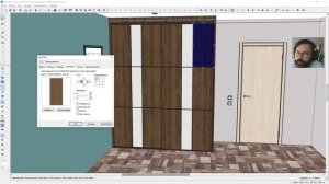 Клиент заказал шкаф, довожу до ума проект.